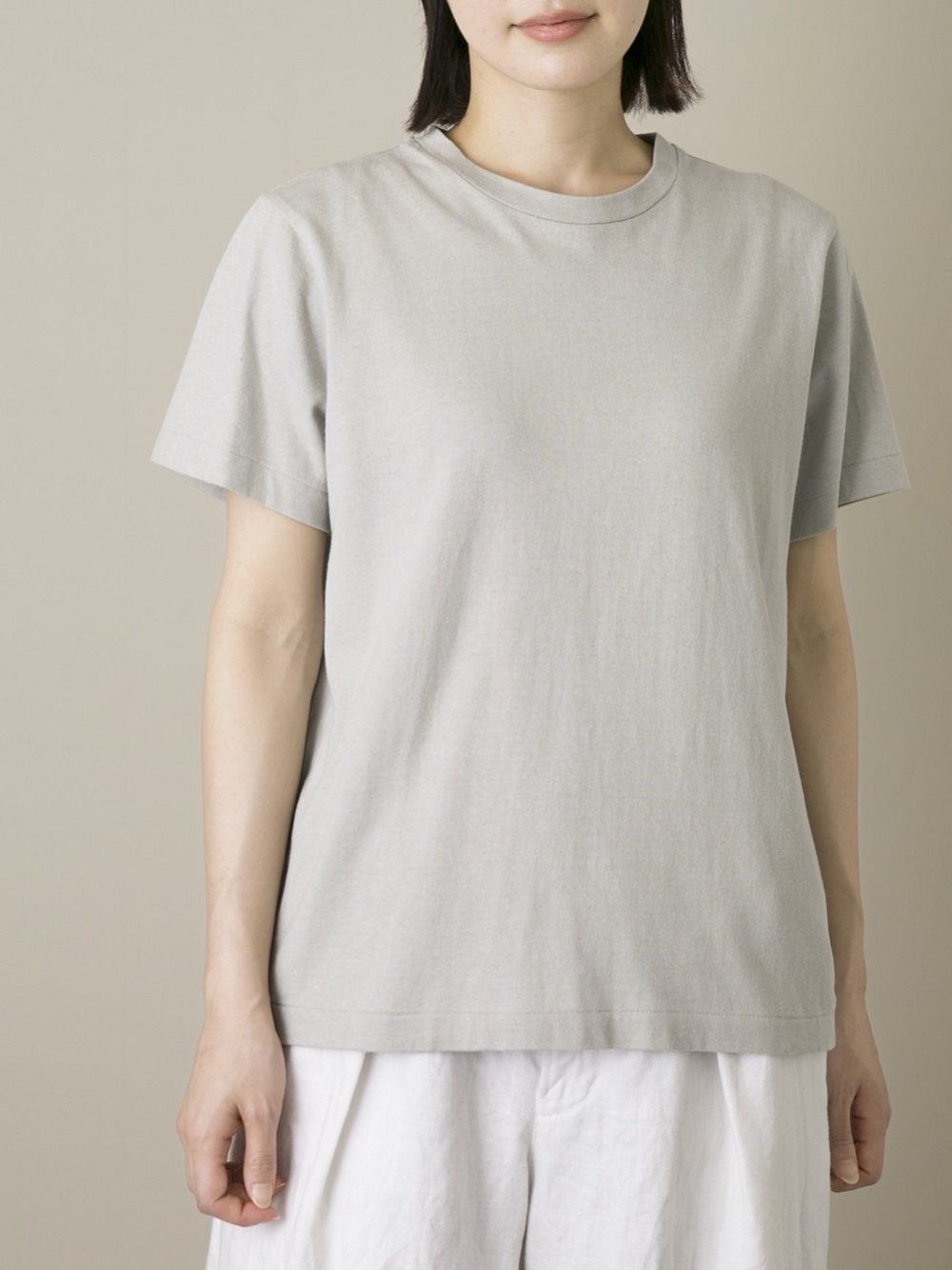 & 12 Linen（天竺）半袖Tシャツ | ITEM | Vlas blomme 