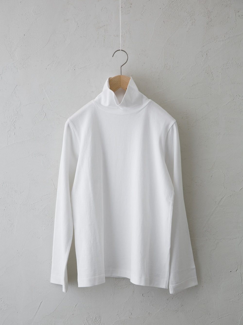 ＆ 12 Linen（天竺） ハイネック長袖Tシャツ-standard- | ITEM | Vlas 
