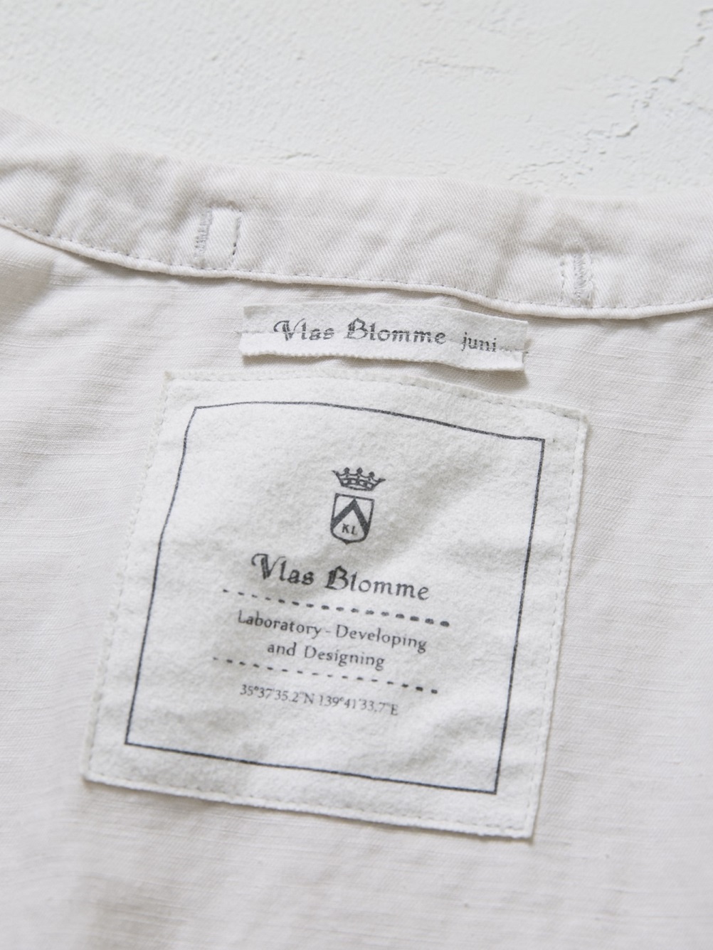 Vlas Blomme -juni-】 Work Linen Cotton サロペット | ITEM | Vlas 