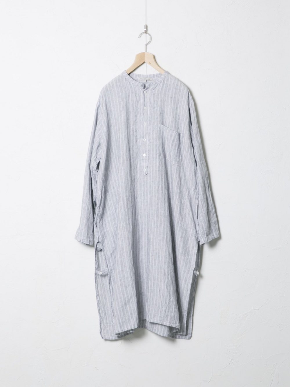 Linen Stripe カフタンロングシャツ | ITEM | Vlas blomme ...