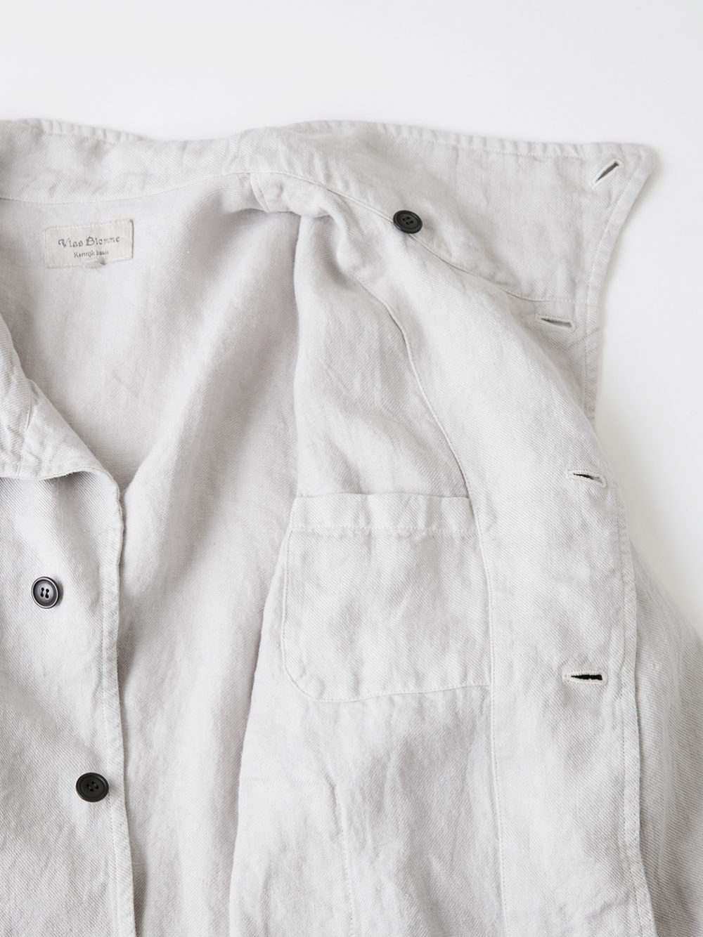 Soft Linen Twill ワークコート | ITEM | Vlas blomme