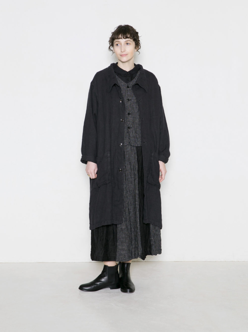 Soft Linen Twill ワークコート | ITEM | Vlas blomme